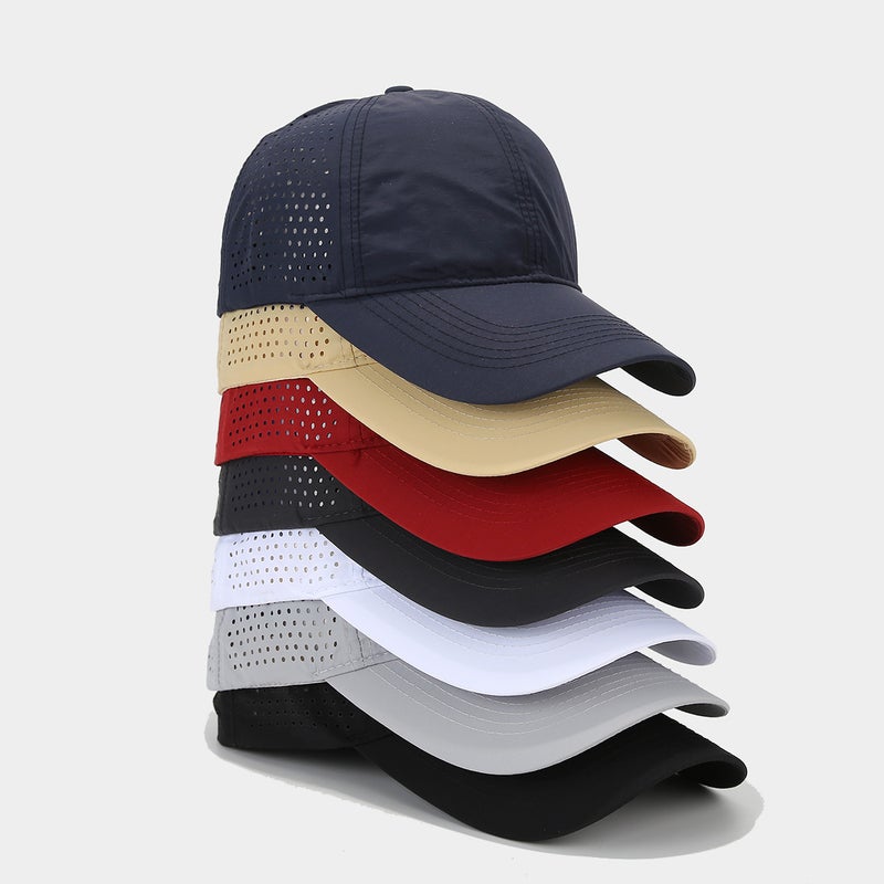 Hong Kong Style Quick-Drying Waterproof Peaked Cap Export Baseball Cap Summer Style Breathable Sunshade Baseball Cap For Men And Women - Image 2