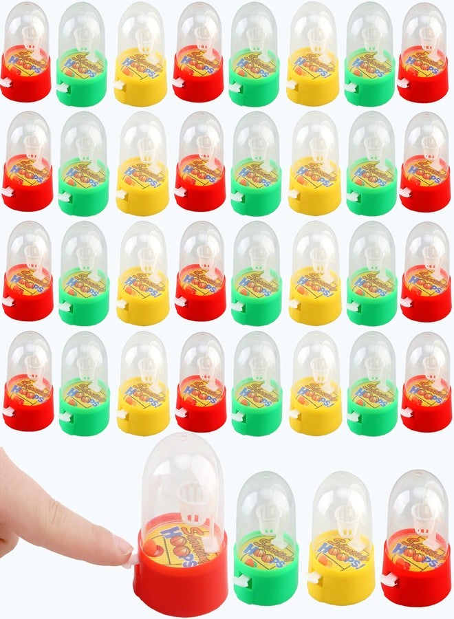 Haconba 36 Pcs Mini Basketball Games Toys Mini Basketball Hoop Finger Game Handheld Finger Basketball Shooting Game for Kids Classroom Rewards Birthday Sports Party Favors - Image 1