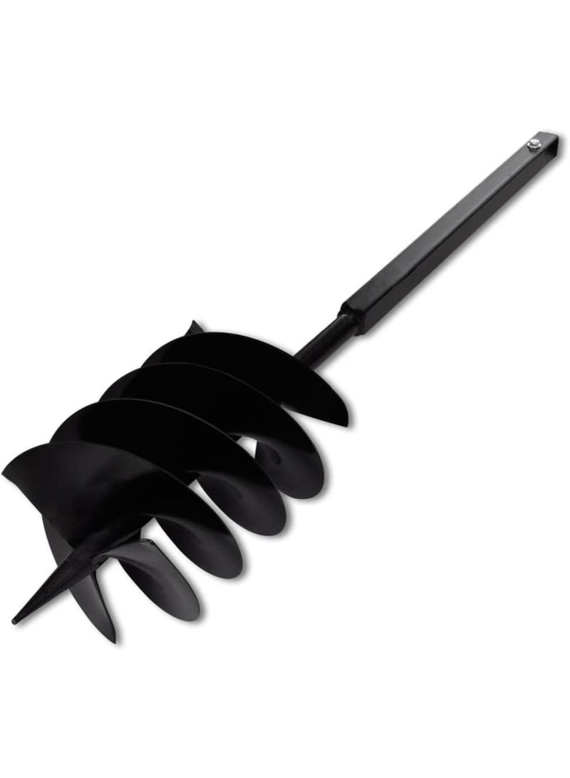 GGOOT Hardware,Tools,Drills,Augers,Ground Drill with Handle 200 mm with Extension Tube 9 m Steel - Image 4