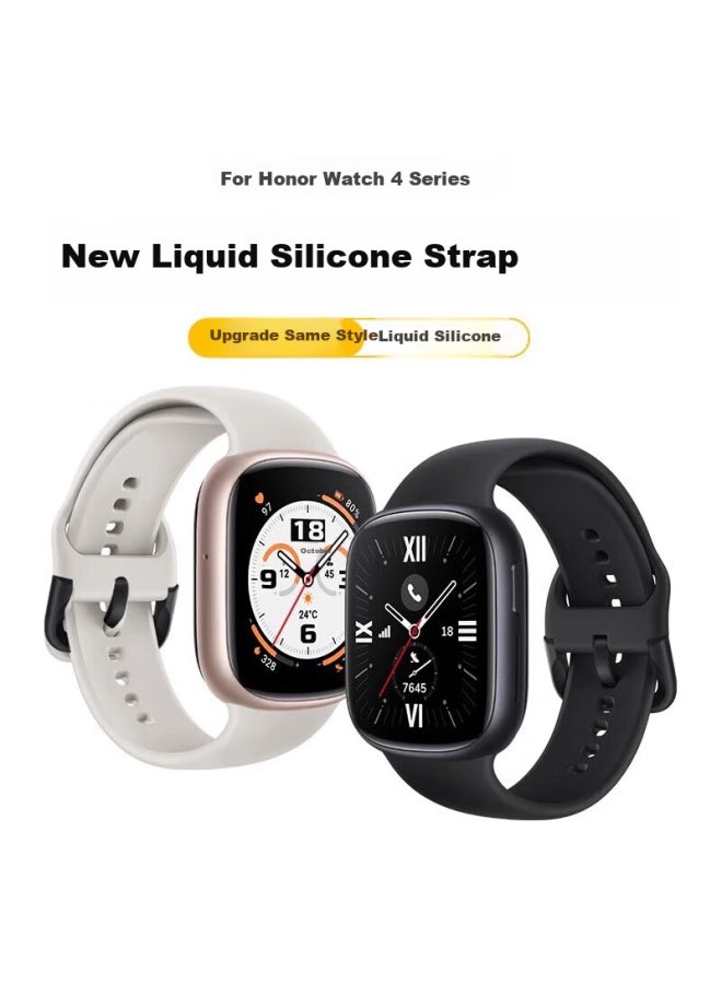 Chensong Silicone Watch Strap For Honor Watch 4، سوار رياضي بديل للجنسين - Image 2