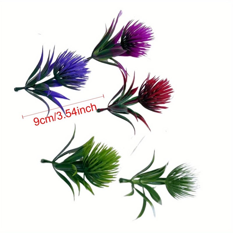 15 Green Artificial Pine Needle Plant Stems Home Decor Faux Flowers For Autumn Christmas Holiday - Image 4