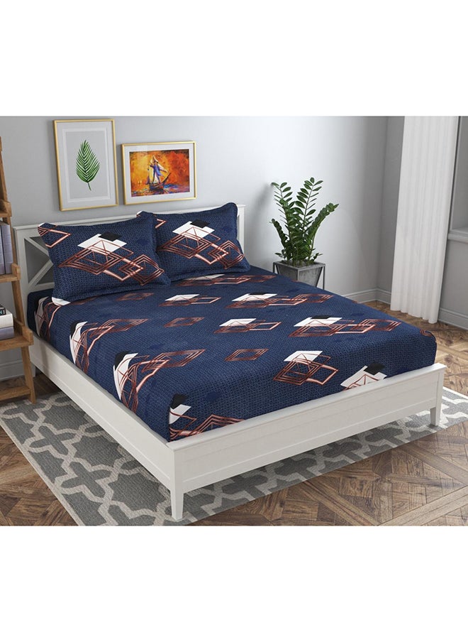 BSB HOME BSB HOME® Glace Cotton 180 TC Big Flower Printed Single Bedsheets with 1 King Size Pillow Cover, (60X90 Inches, 4 X 6 Feet)  - Image 3