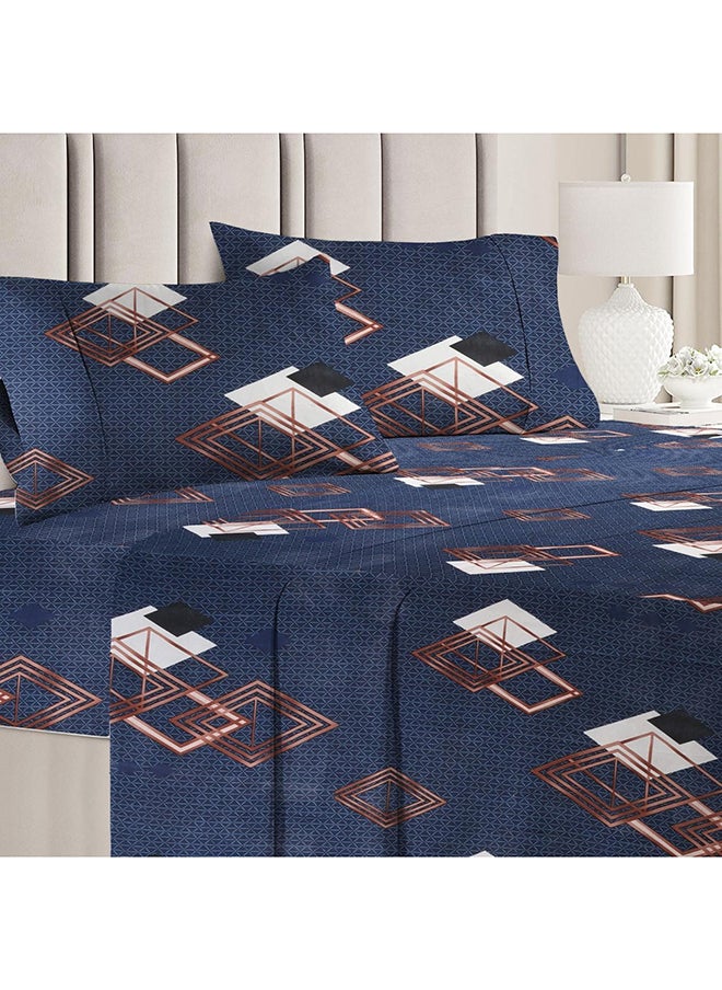 BSB HOME BSB HOME® Glace Cotton 180 TC Big Flower Printed Single Bedsheets with 1 King Size Pillow Cover, (60X90 Inches, 4 X 6 Feet)  - Image 1