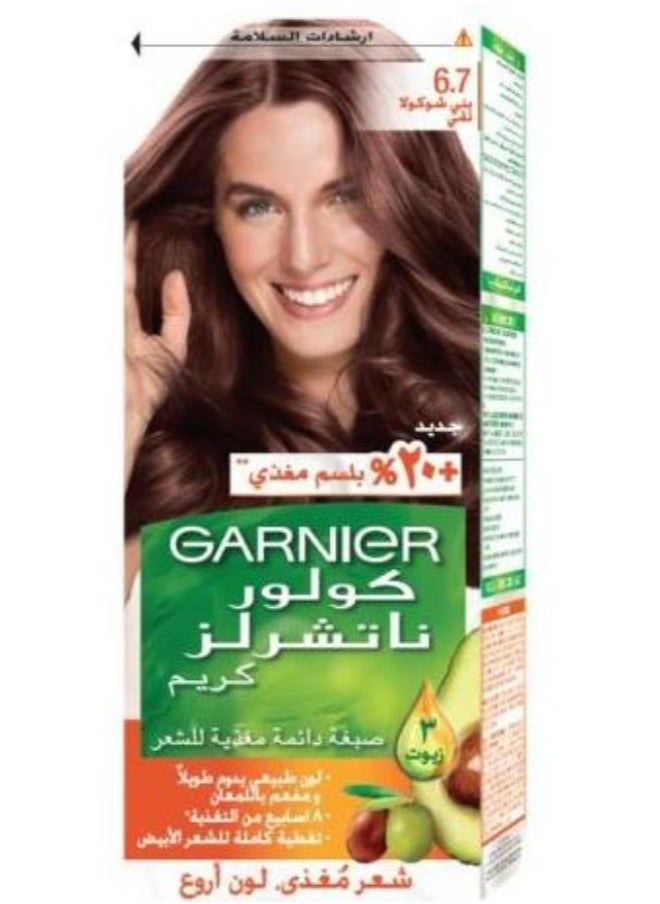 Garnier Garnier Color Naturals Creme - 6.7 Pure Chocolate Brown 112 ML  - Image 2