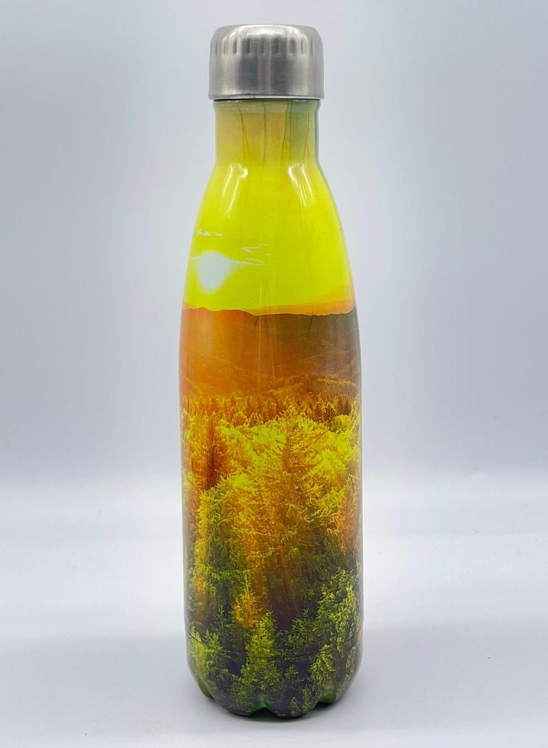 أو جي إس زجاجة مياه استانلس ستيل عازلة للبرودة 24 ساعة والحرارة 12 ساعة – أنيقة، محكمة الإغلاق وسهلة الحمل - Image 2