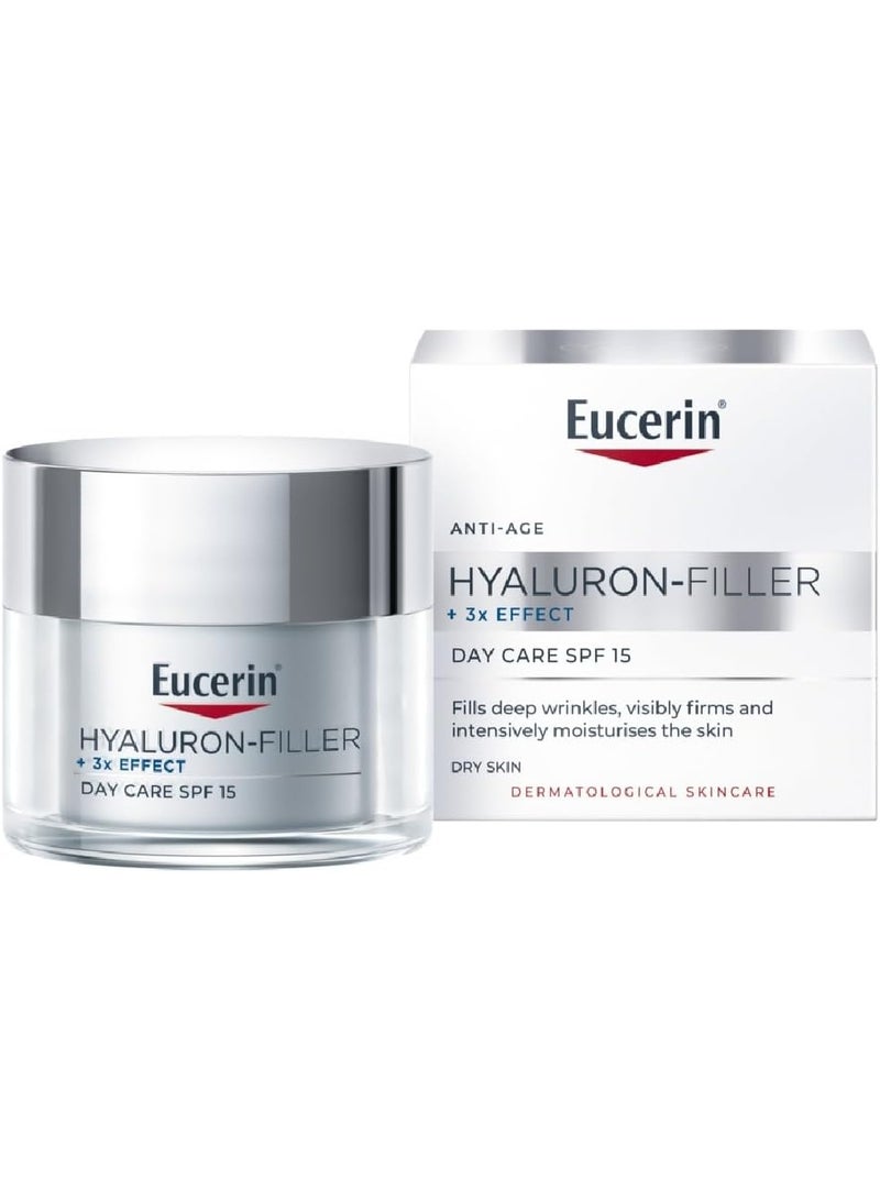 Eucerin Hyaluron Filler Anti-Aging Face Day Cream With Hyaluronic Acid Spf 15 50ml - Image 1