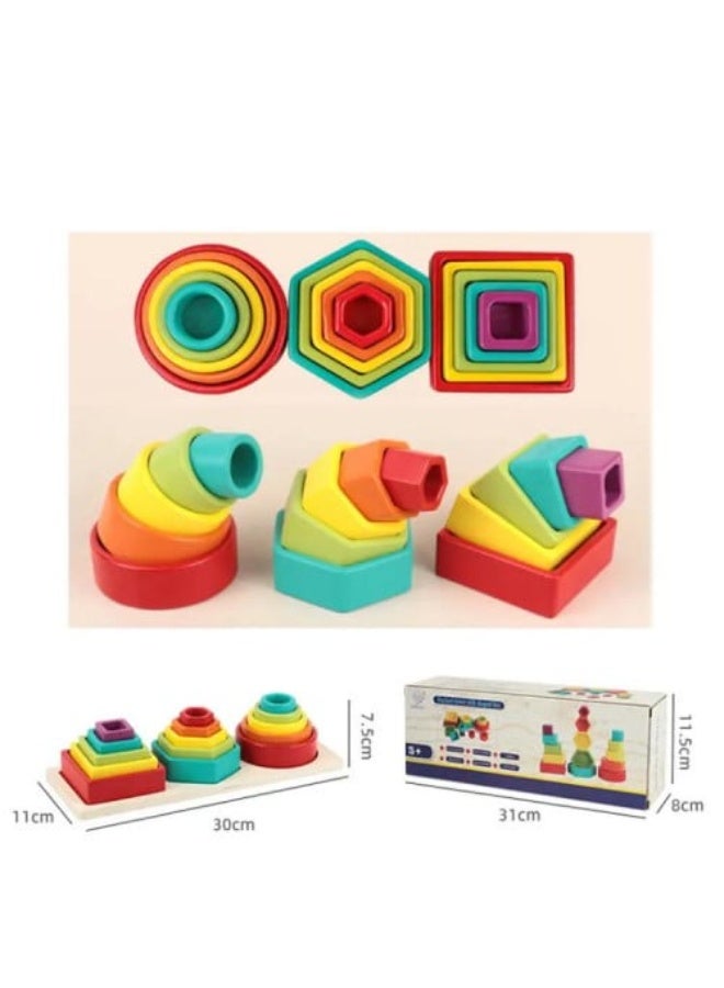 Stacked tower with shaped box - Image 3