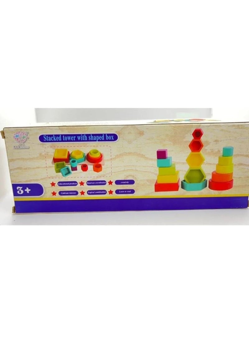 Stacked tower with shaped box - Image 2