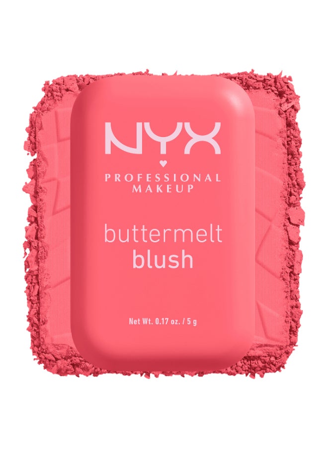 NYX PROFESSIONAL MAKEUP - أحمر خدود زبدة الزبد، أحمر خدود بودرة، يدوم حتى 12 ساعة، مقاوم للتلاشي والانتقال، يو نو بوتا - Image 1