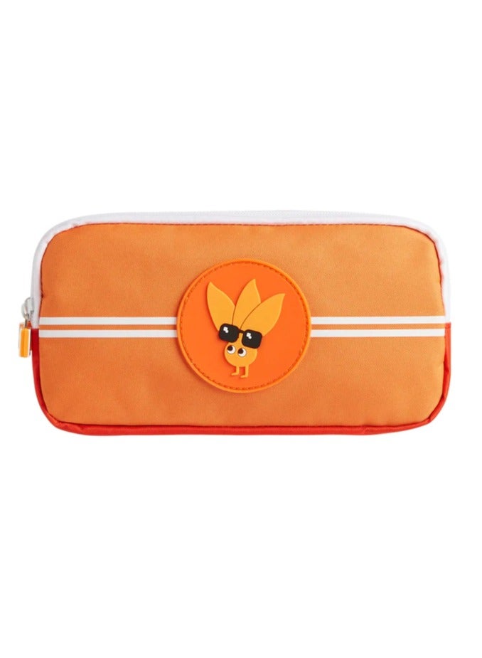 Tinc Orange Pencil Case Cartoon Applique - Image 1