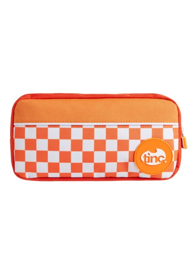 Tinc Orange Pencil Case Cartoon Applique - Image 2
