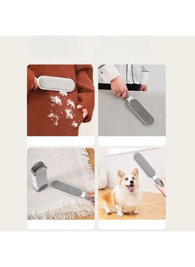 Double Sided Electrostatic Hair Removal Brush For Cashmere Woolen Coats One Big And One Small - Image 4