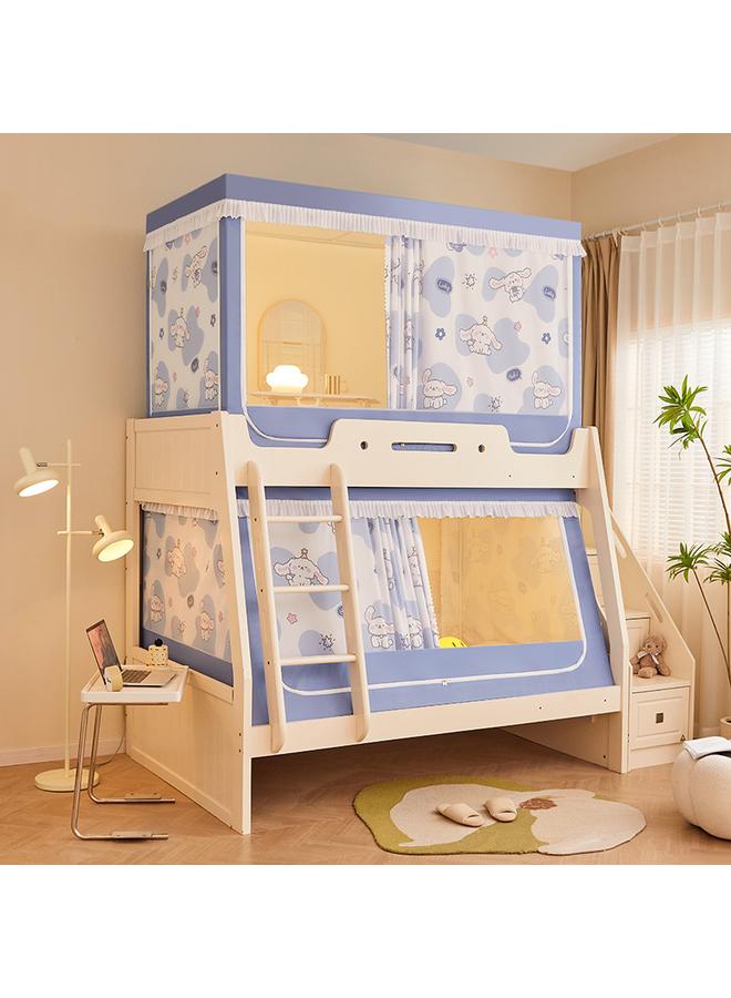 Bluejw Class A Maternal And Infant Grade Upper And Lower Bed Mosquito Net Bed Bed Mosquito Net Bookshelf Student Dormitory Shading Mosquito Net High Telescopic - Image 1