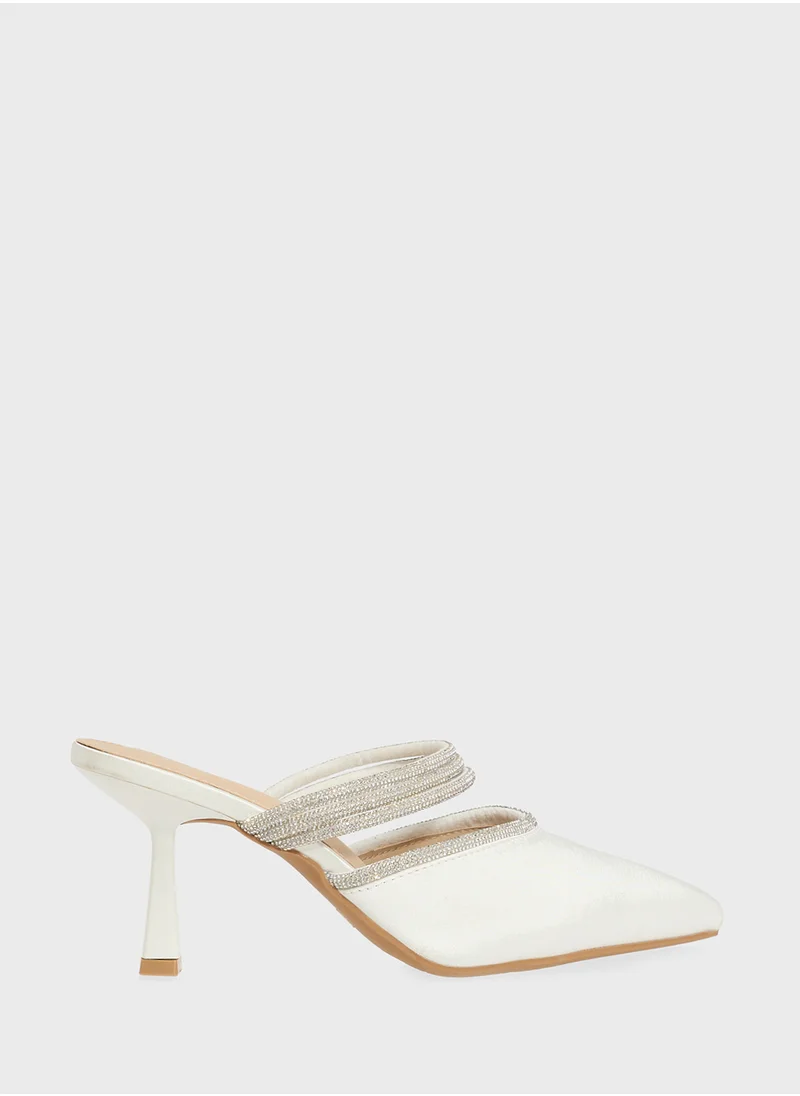 ايلا Slip On Heeled Mule