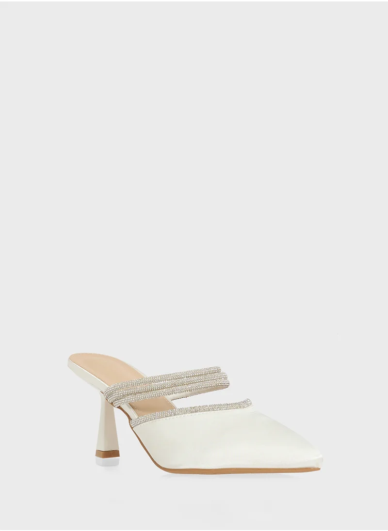ايلا Slip On Heeled Mule