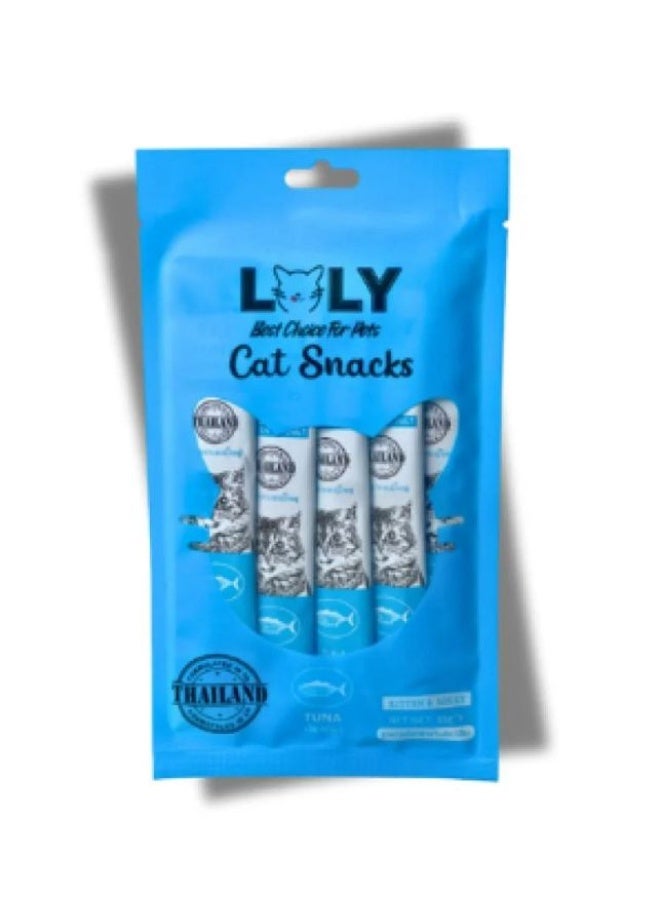 Lolly Tuna Flavored Cat Treats 15x5g - Image 1