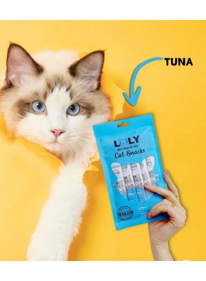 Lolly Tuna Flavored Cat Treats 15x5g - Image 2