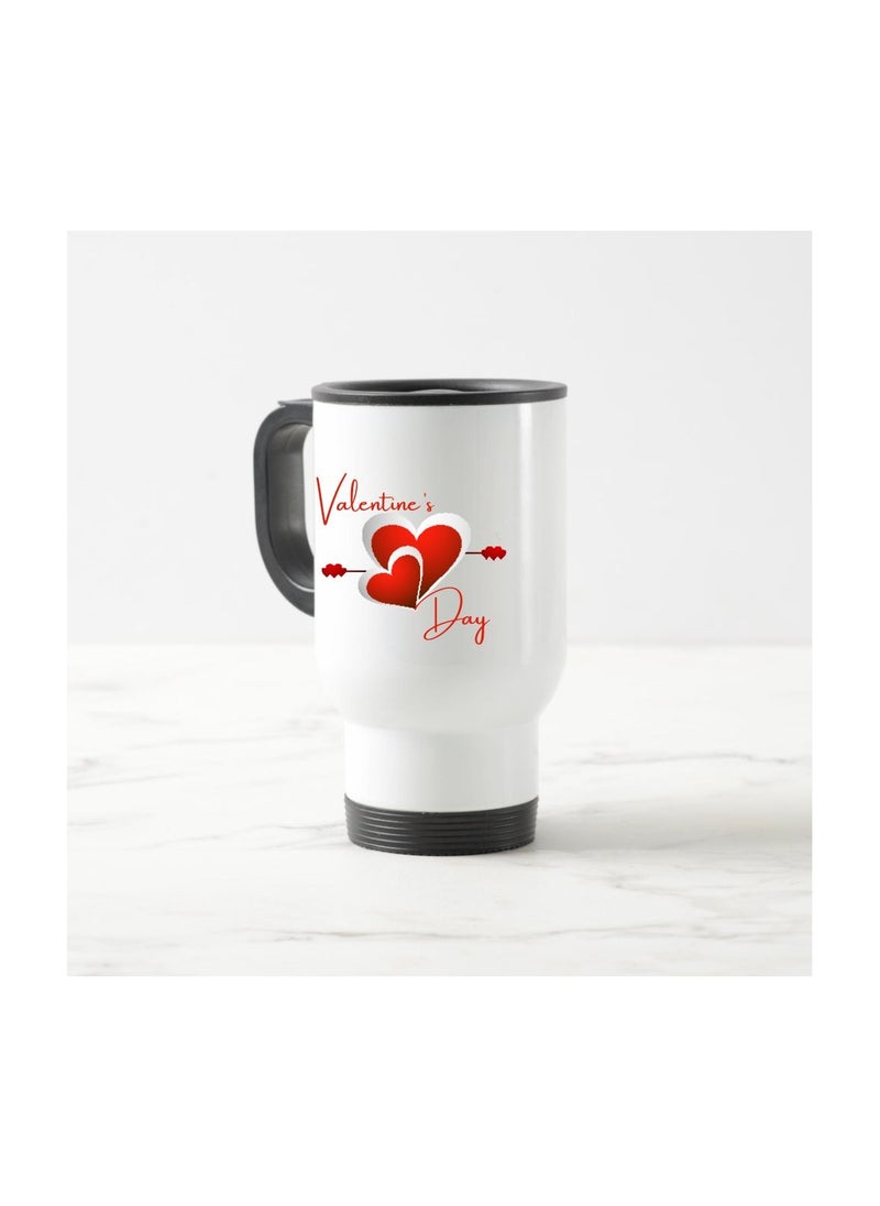 PRINTSHOP4ME Valentine's Day Insulated Travel Mug–Stainless Steel Mug For Hot&Cold Drinks–| Thoughtful Gift Special Someone Birth Day Gifts Travel Mug.  - Image 2