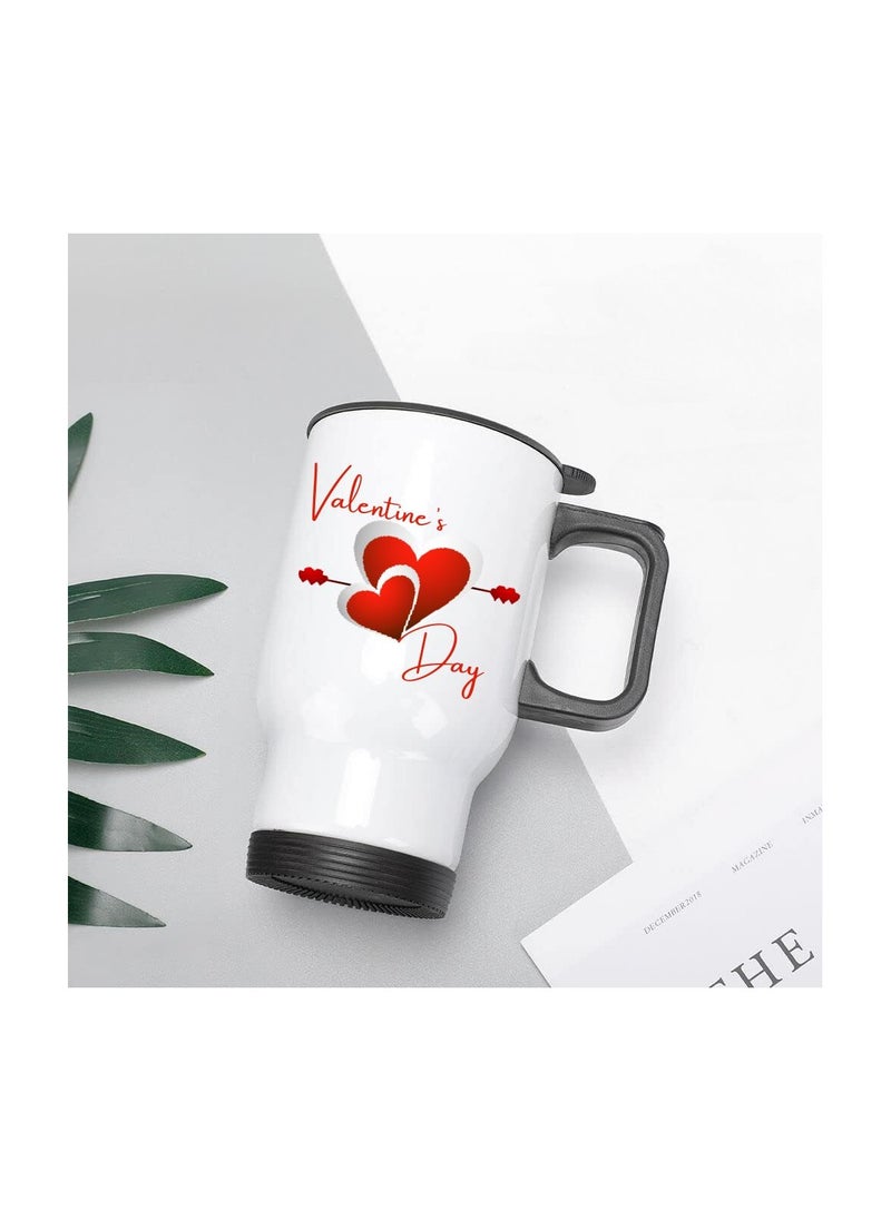 PRINTSHOP4ME Valentine's Day Insulated Travel Mug–Stainless Steel Mug For Hot&Cold Drinks–| Thoughtful Gift Special Someone Birth Day Gifts Travel Mug.  - Image 4
