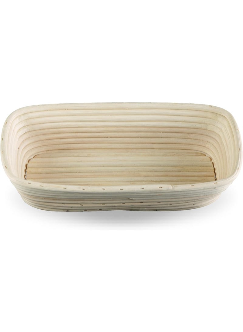 Frieling Frieling Proofing Basket, Brotform Bread Rising Banneton and Serving Basket, Rectangle, 12-Inch by 5.5-Inch  - Image 1