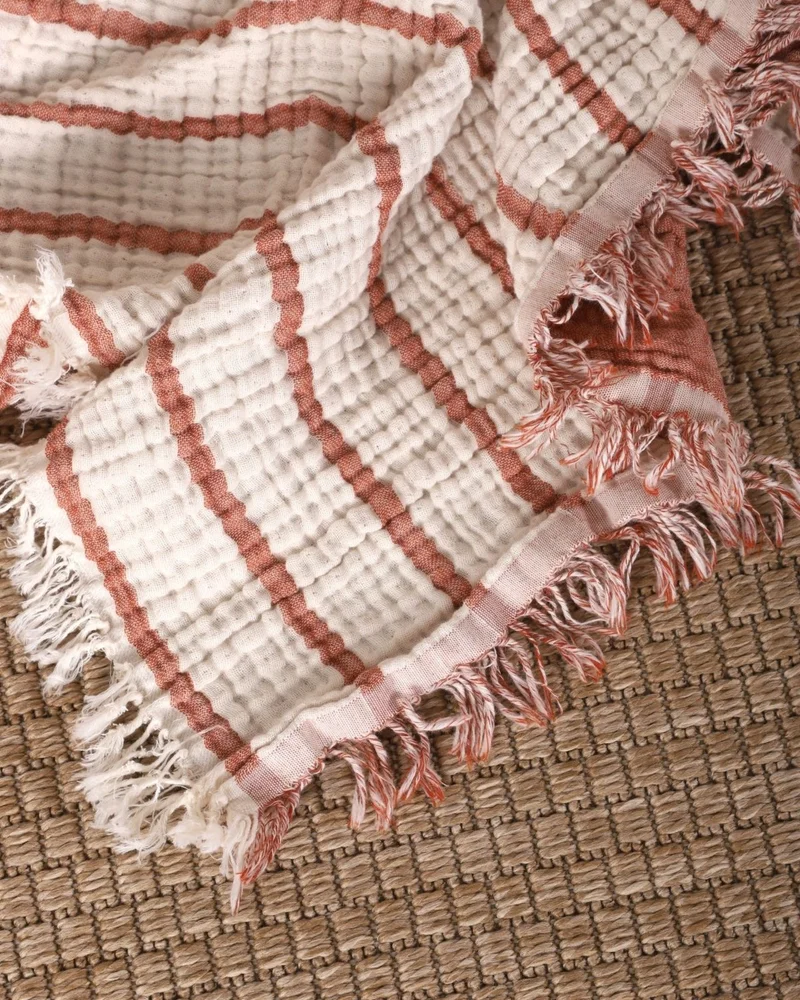 Meet Maya Natural Muslin Baby Blanket