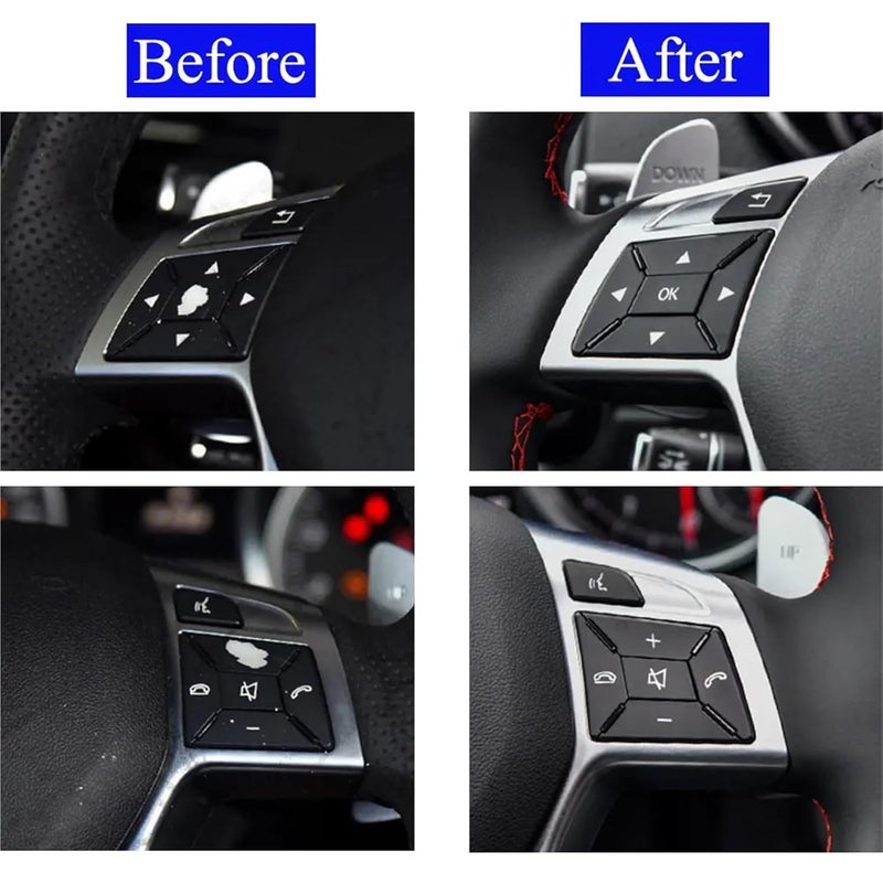 DEMULAX Steering Wheel Button Cover Control Switch Trim - Image 4