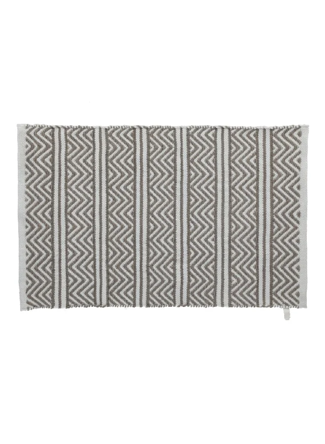 Wenko Embossed Sand Memory Foam Bath Mat Beige 80 x 50 cm