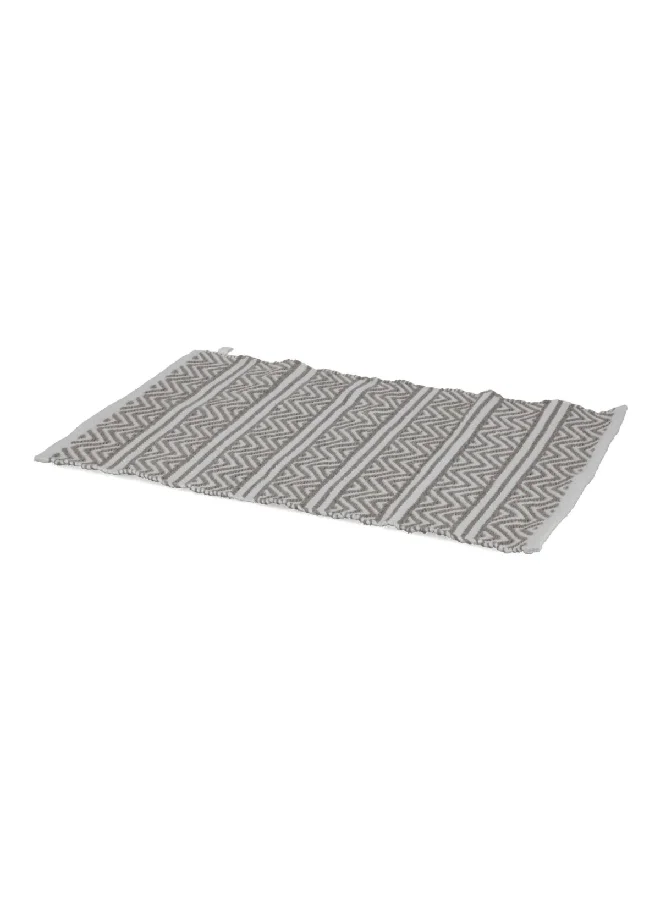 Wenko Embossed Sand Memory Foam Bath Mat Beige 80 x 50 cm