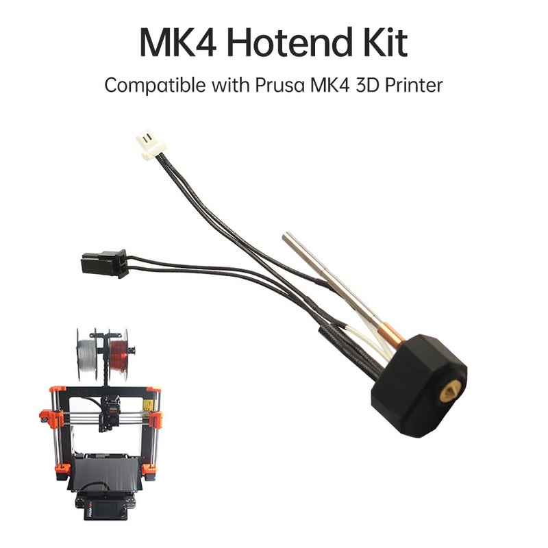 Prusa MK4 Hotend Kit with Copper Alloy Heating Block and 0.4mm Nozzle - Image 5