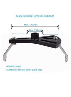 Excefore Universal Fuel Pump Removal Tool, Adjustable Fuel Pump Lock Ring Tool, Fuel Tank Lock Ring Tool, Fuel Tank Repair Kit, 5.31" to 7.17" Adjustable Lock Ring Spanner  - Image 3