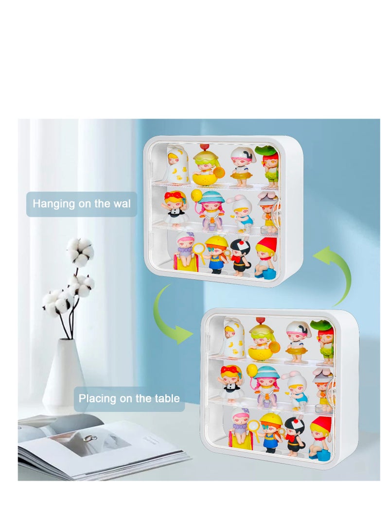 Excefore Clear Acrylic Display Case,Wall-Mounted Doll Storage Box, Dust-Proof Collectibles Action Figure, Suitable for Collectibles Action Figures Pop Mart - Image 4
