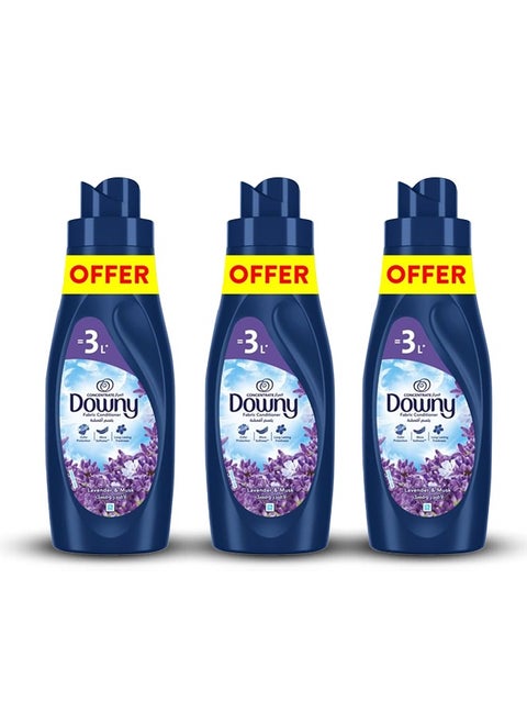 Fabric Conditioner Liquid Concentrate Lavender And Musk 1L Pack of 3