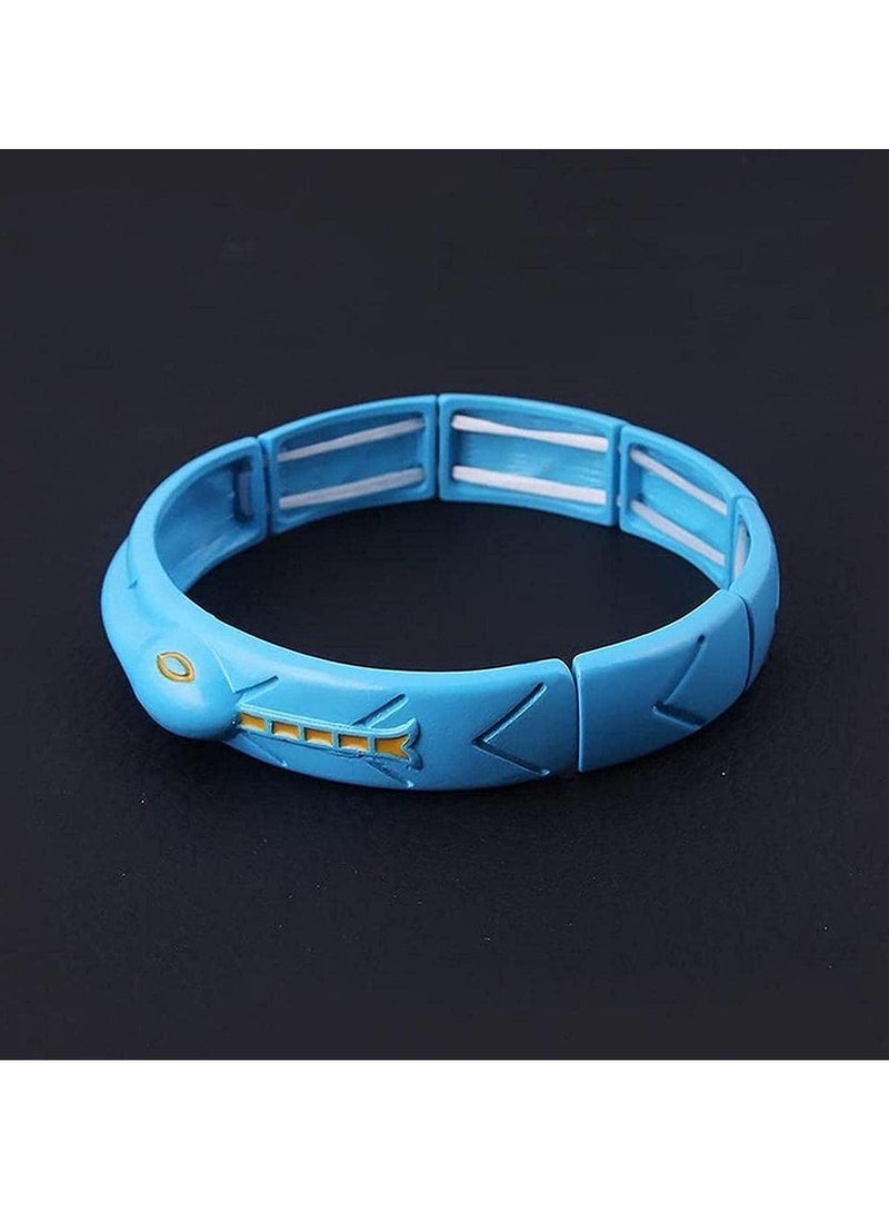 Anime-Inspired Peacock Necklace and Snake Bracelet Set, Trendy Jewelry Gift for Girls, Perfect for Movie and Game Fans - Image 4