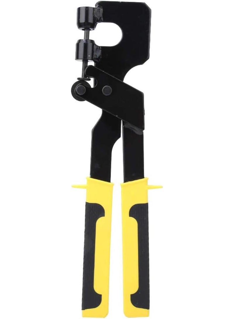 GGOOT Light Steel Keel Pliers Metal Stud Crimping Tool Handle V-Shape Steel Handle Construction Hardware Eyeleting Pliers Drilling Pliers  - Image 1