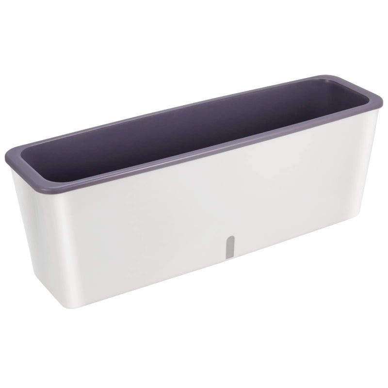 SINJEUN 2 Pack Rectangular Self Watering Planter 17 x 6 Inch, Rectangular Self Watering Flower Plant Pots with Drainage Holes, Garden Window Sill Planters Flower Pot for Indoor Outdoor Use - Image 5