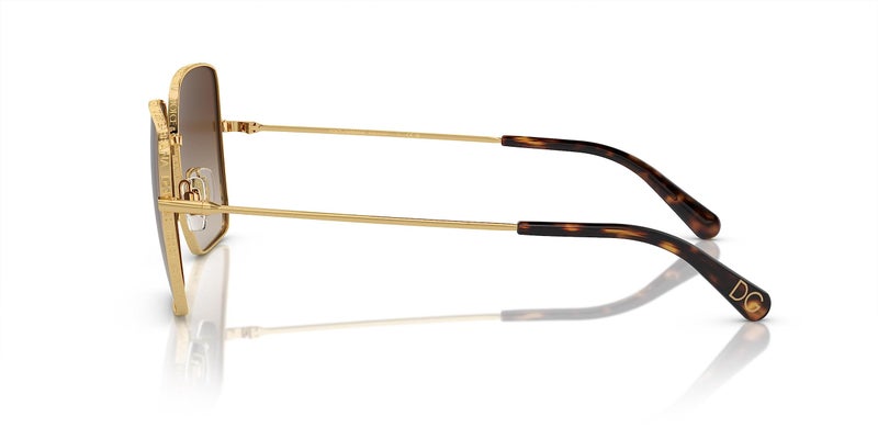 دولتشي آند غابانا نظارة شمسية بإطار مربع وعدسات واقية من الأشعة فوق البنفسجية - Image 2