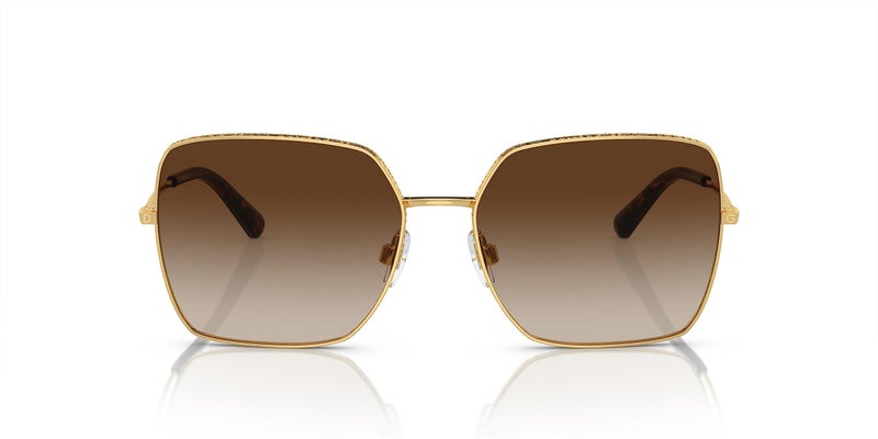 دولتشي آند غابانا نظارة شمسية بإطار مربع وعدسات واقية من الأشعة فوق البنفسجية - Image 4