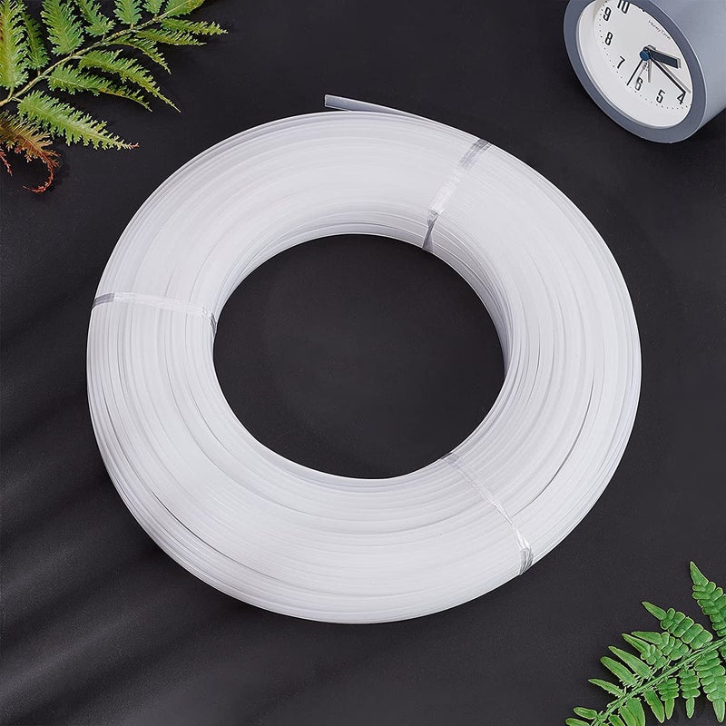 Aakriti Polyester Boning for Sewing White Plastic Boning Sew-Through Low Density Boning for Wedding Dress Corset Bridal Gowns Nursing Cap Lingerie Costume Hats and Handbags (12MM-BONING-25 Meter) - Image 4