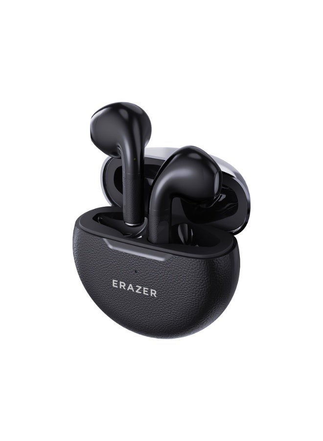 Erazer EK160 New Flagship Wireless Headphones, Bluetooth 5.4, 3D Spatial Sound, 30H Battery, Leather u0026 Metal Design, Touch Control-Black - Image 1