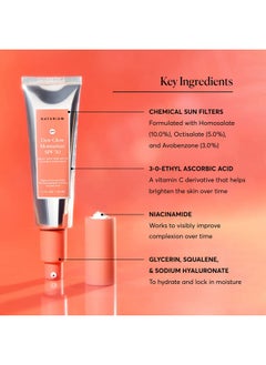 NATURIUM Dewglow Moisturizer Spf 50 Pa++++ Daily Moisturizing Sunscreen & Face Primer Skin Protector With Dewy Finish 1.7 Oz  - Image 4