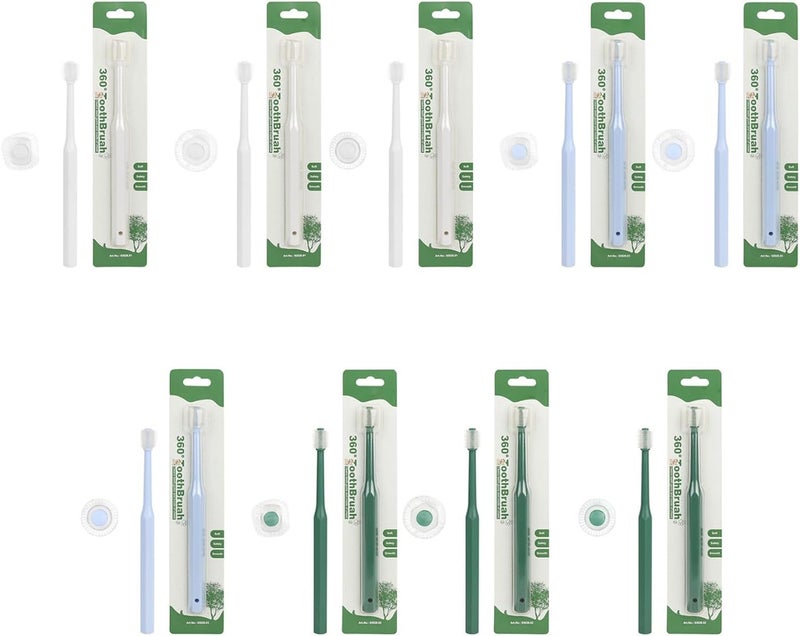 Pet Toothbrush for Small Breeds Soft Food Grade Teeth Tool Teeth Care Toothbrush with 360 Degree Brush Head Pet TeethBrush - Image 3