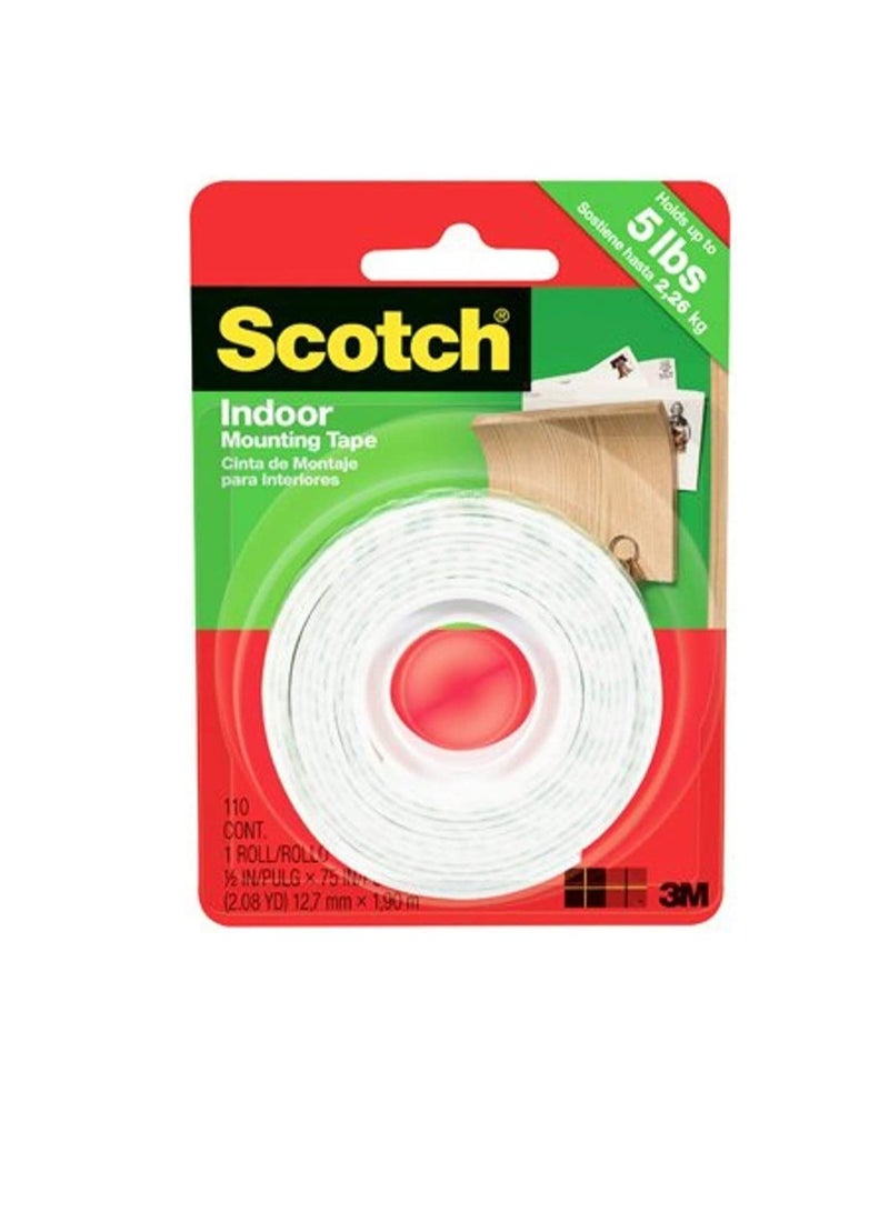 Scotch  3M Scotch 110 Mounting Tape, 1/2 in x 75 in  - Image 3