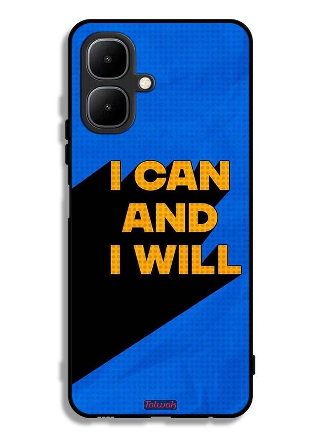 Tolwak Tecno Pop 10 Protective Case Cover I Can And I Will