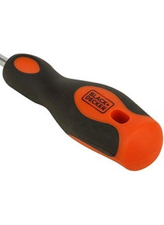 BLACK+DECKER Flat Head Screwdriver Standard 6.5 X 150Mm Orange Black Bdht62299  - Image 4