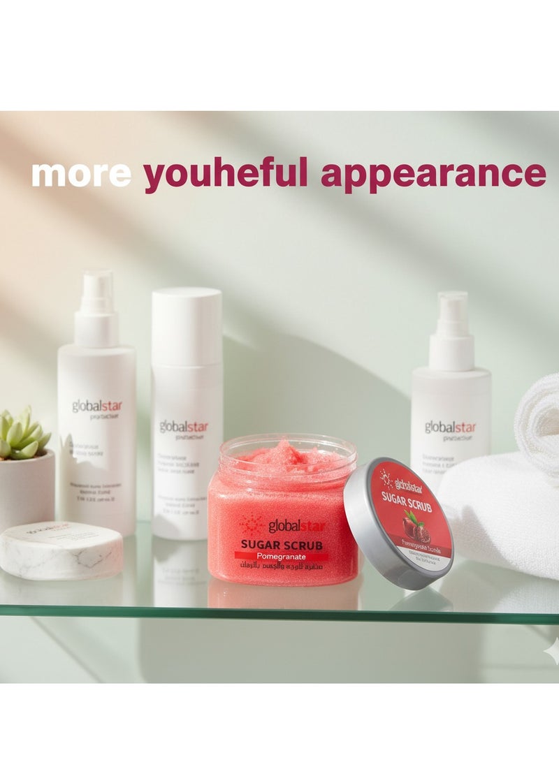 جلوبال ستار سكر مقشر جلوبالستار بالرمان 600 جرام – تقشير طبيعي لبشرة ناعمة ومتألقة - Image 5