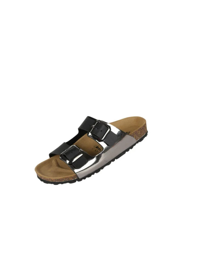 بيوتشيك Biochic Ladies Double Strap Sandals 012-443 1800Q-Anthrazit