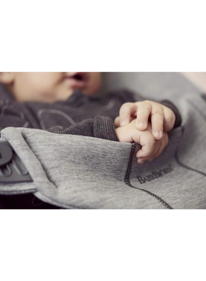 Fabric Seat 3D Jersey Bouncer Bliss Light Grey