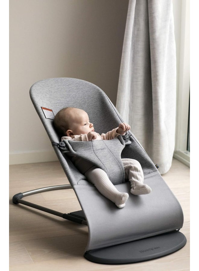 Fabric Seat 3D Jersey Bouncer Bliss Light Grey