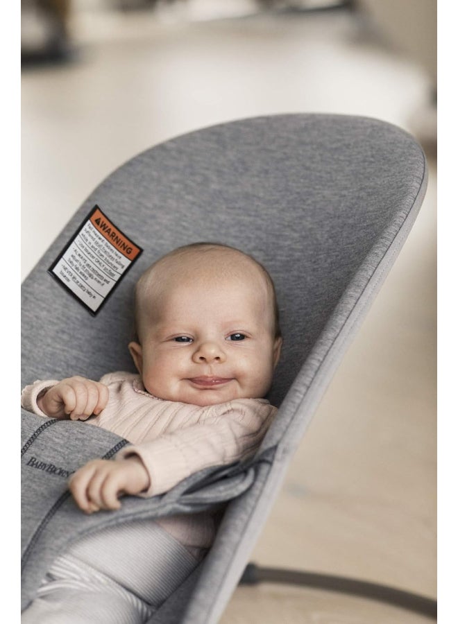 Fabric Seat 3D Jersey Bouncer Bliss Light Grey