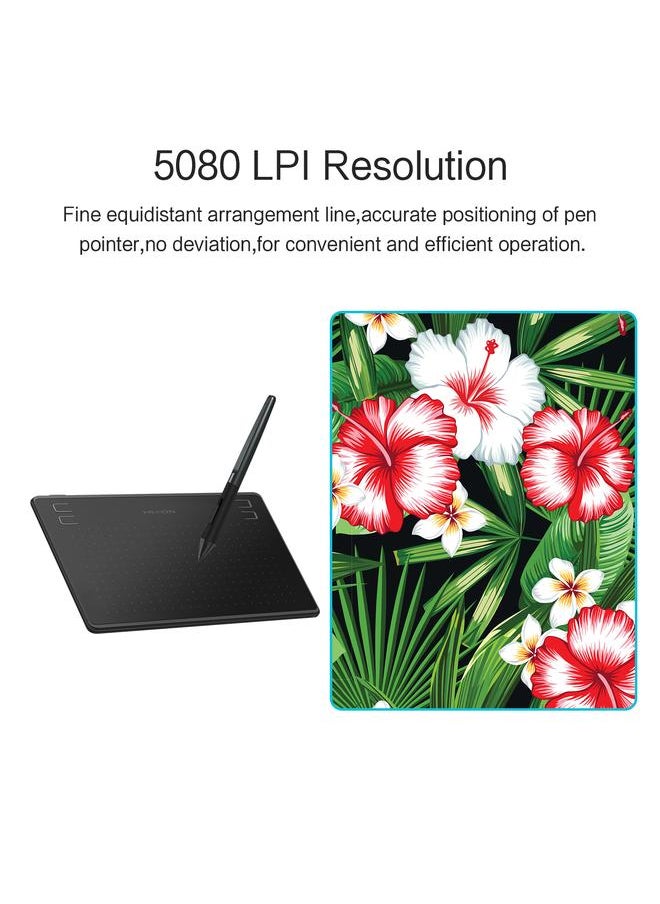Thoraya Huion HS64 Graphics Drawing Tablet 6.3 x 4 inch Active Area 8192 Levels Pressure Tilt Function Art Animation Drawing Board with Battery-free Stylus for Laptop PC Compatible with Windows Mac OS Android for Painting Designing Online Teaching Education  - Image 4
